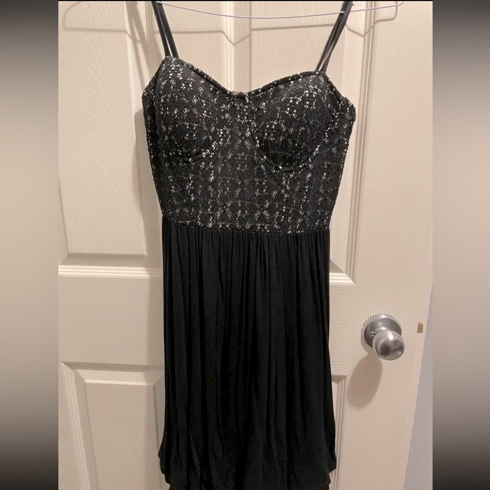 Classy Black Temperance Dress